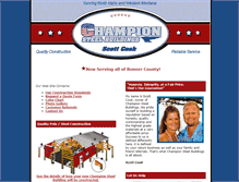 Tablet Screenshot of championsteelbuildings.com